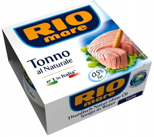 Rio Mare Tonno al Naturale – Tuna In Its Own Juice 160 g/112 g