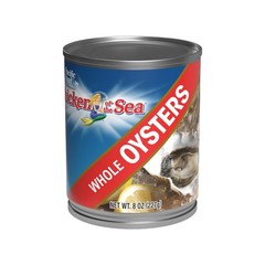 Whole Oysters 8 oz Can Pack of 12