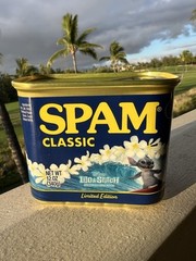 *NEW Disney Lilo & Stitch Limited Edition Set of 3 Spam Can Hula Lei Surfing
