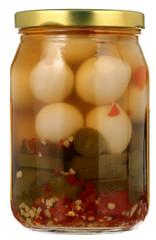 7 Farms Pickled Jalapeno Quail Eggs
