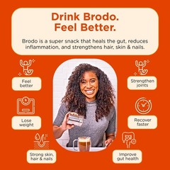 Brodo Organic Chicken Broth | Nutrient Dense, Chef 236.588 milliliters