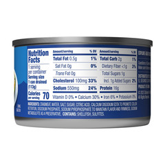 White Crab Meat, 6 Oz. Cans (Pack of 12), High in Calcium, Wild Caught Canned Cr