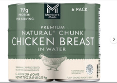 Member’s Mark Premium Chunk Chicken Breast, 12.5 oz., 6 ct.