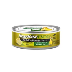 Solid Yellowfin/Light Tuna in Extra Virgin Olive Oil, Lemon Dill