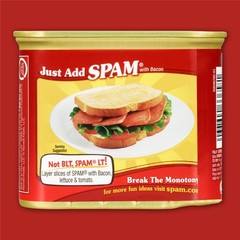 (3 pack) SPAM with Real HORMEL Bacon, 12 oz Aluminum Can, Canned Meats