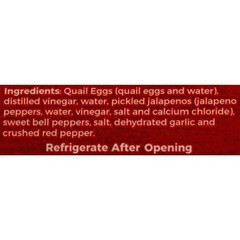 7 Farms Pickled Jalapeno Quail Eggs…