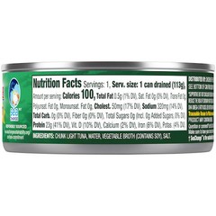 Chicken Of The Sea Chunk Light Tuna In Water, 5 Ounces, 48 Per Case