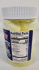 Bay View Pickled Eggs 16oz Pack Fresh Hard Boiled Salt N Vinegar