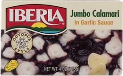 Iberia Jumbo Calamari in Garlic Sauce 4 oz