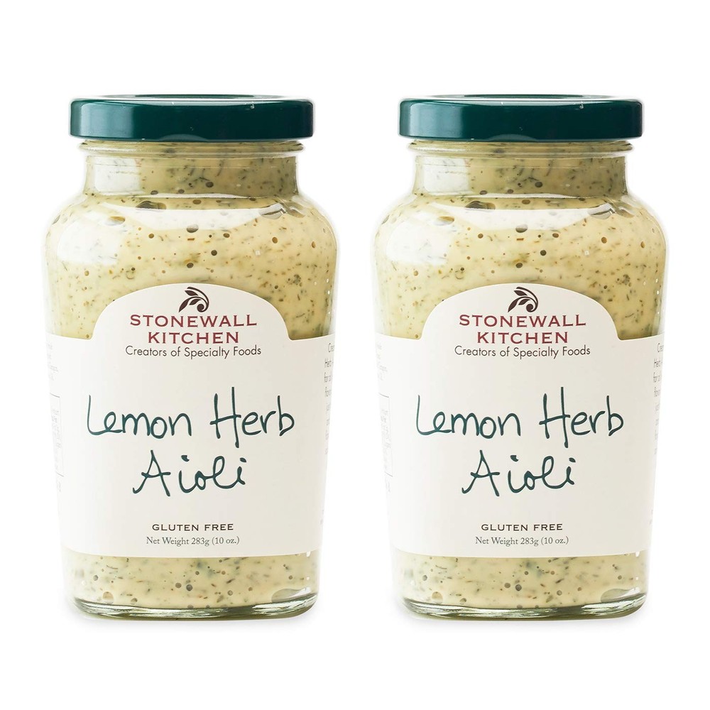 Stonewall Kitchen Lemon Herb Aioli, 10 Ounces Pack of 2