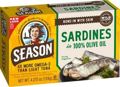 Keto-Friendly Canned Sardines with Olive Oil – High Protein, 24 Count Pack