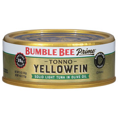 Prime Solid White Albacore Tuna in Water, 5 Oz Easy Open Cans (Pack of 4) – Prem