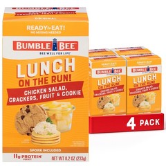 Lunch On The Run Chicken Salad with Crackers Kit, 8.2 oz (Pack of 4) – Ready …