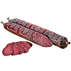 Alef Authentic Jewish Dry Salami Evreiskaya Beef Sausage 0.85 – 0.95 lb x 2 Pack