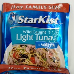 StarKist Wild Caught Chunk Light Tuna in Water 11 oz Pouch 4 Pack Exp 09 2028
