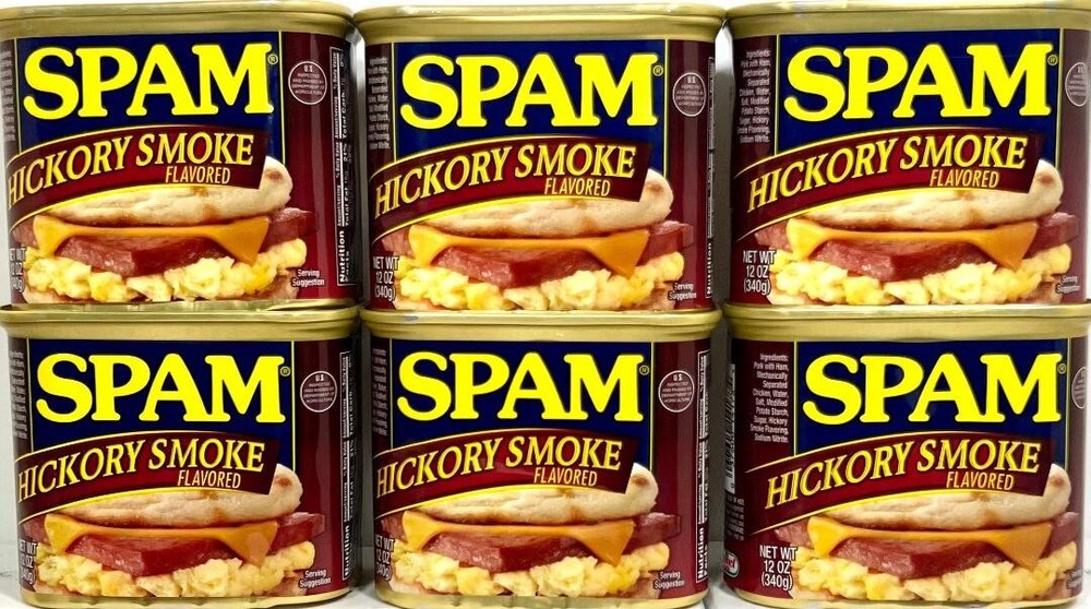 Spam Hickory Smoke Luncheon Meat 12 oz ( Pack of 6 )