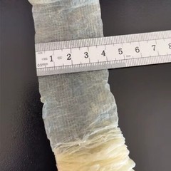 10Pcs/Bag 25M Casing Sausage 18-21mm Dry Shell Tube Filler Packaging Inedible