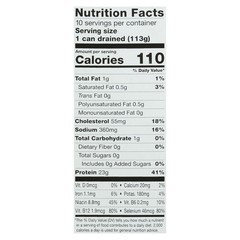 (Pack of 10) Bumble Bee Chunk Light Tuna in Water, 5 oz cans