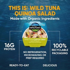 Wild Planet Tuna Quinoa Salad With Organic Sweetcorn, Zucchini & Peas, 5.6oz