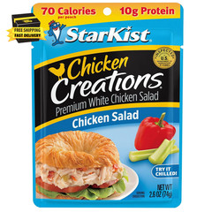 Chicken Creations Chicken Salad Pouch (2.6 Oz – 1 Pack) Fully Cooked White Meat,