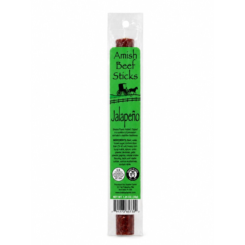 5x Amish Jalapeno Beef Sticks Spice Seasoning Hot Flavor Cooking Gourmet 1oz