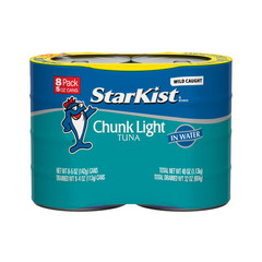 StarKist chunk light tuna in water, 5 oz, 8 Cans FREE SHIPPING.