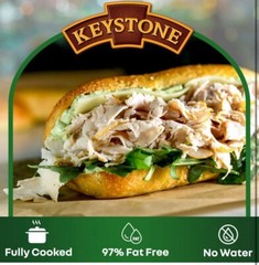 5 Cans – Keystone Meats All Natural Turkey Fully Cooked 28 oz Exp. 2029