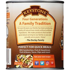 6 Pack – Keystone Meats Natural Pork Fully Cooked 28 oz Food✅, No Preservatives✅