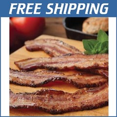 Fully Cooked Thick Cut Bacon – 80 Slices, 10-Year Shelf Life, Ready to Eat=