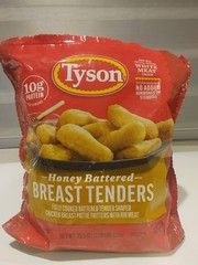 TYSON HONEY BATTERED BREAST TENDERS 25.5 OZ