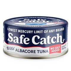Albacore Tuna Safe Catch, No Salt 5oz 6pk