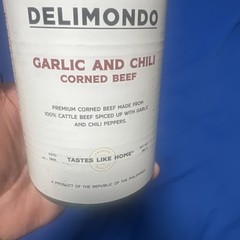 Delimondo- Garlic and Chili- Corned Beef- 380g (Large Can) – Expires May 2029