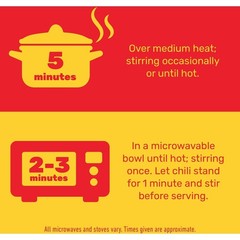 Satisfying 15 Oz Gluten-Free Chunky Beef Chili with Beans – 6-Pack Convenience