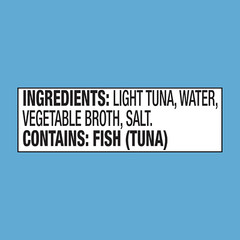 Chunk Light Tuna in Water, 12 – 5 oz Cans (Pack of 3) – 36 Total Cans