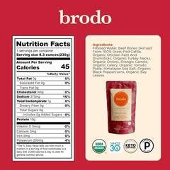 Brodo Classic Variety Pack with Collagen & Protein, 25 Ounce (Pack of 4)