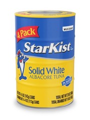 Solid White Albacore Tuna In Water 25% Less Sodium, Wild Caught, 26g Protein, 5