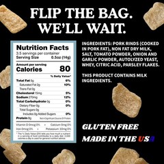 Ranch Pork Rinds Chicharrones 4 Pack Keto Snacks