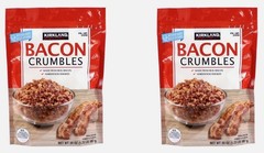 2 Packs Kirkland Signature Bacon Crumbles 20 oz Each Pack, EXP 02/27