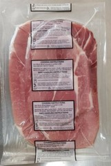 2 Slices Boneless Country Style Ham Vacuum Sealed Center and End Pork Dennis
