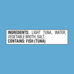 Reduced Sodium Chunk Light Tuna in Water, 2.6 Oz Pouch (24 Pack) Ready to Eat Wi
