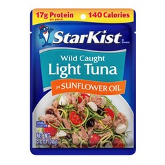 StarKist Chunk Light Tuna in Sunflower Oil, 2.6 Oz, Pack of 24