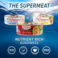 Century Tuna Hot & Spicy Flaked Light Tuna in Oil (6PK)