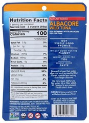 Wild Planet Wild Albacore Tuna, No Salt Added 3 Ounce