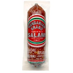 Bende “Csabai” Hungarian Brand Salami with Paprika – Short (approx. 3/4 lb.)