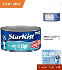 Versatile 12 Oz Chunk Light Tuna in Savory Vegetable Oil – Gluten Free Goodness