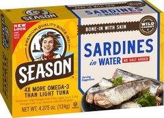 Wild Caught Sardines, No Salt, 22g Protein, Omega 3, Keto, Kosher, 12-Pack