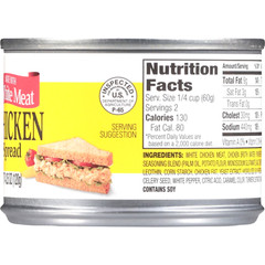 Underwood Chicken Spread Made with White Meat 4.25 oz(Pack of 48)~Exp 1/31/2027