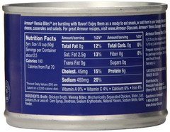 Armour Star Chicken Vienna Sausage Bites, Canned Sausage, 10 OZ (Pack of 12)