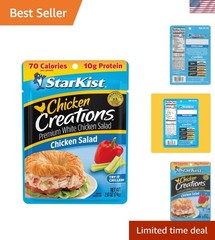 Savory Chicken Salad Pouch – Gluten-Free, 2.6 oz – Nourishing On-the-Go Snack