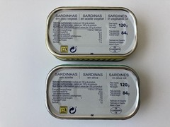 2 Doritas Portugal Sardines In Olive & Sunflower Oil Can Set Lot 08/2031